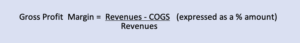 Gross Profit Margin Formula